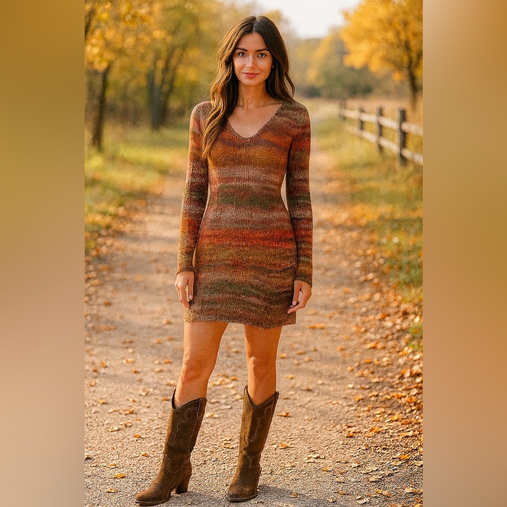 Dr. Scholl's Y2K Brown Suede Western Cowgirl Boots Women's 7.5 Country Bohemian - Picture 15 of 15